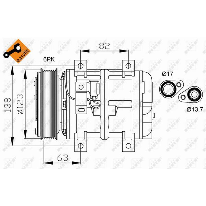 NRF Air Conditioning Compressor 32112