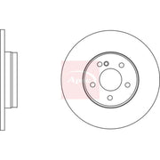 Apec 2 x Solid Rear Brake Discs DSK2591