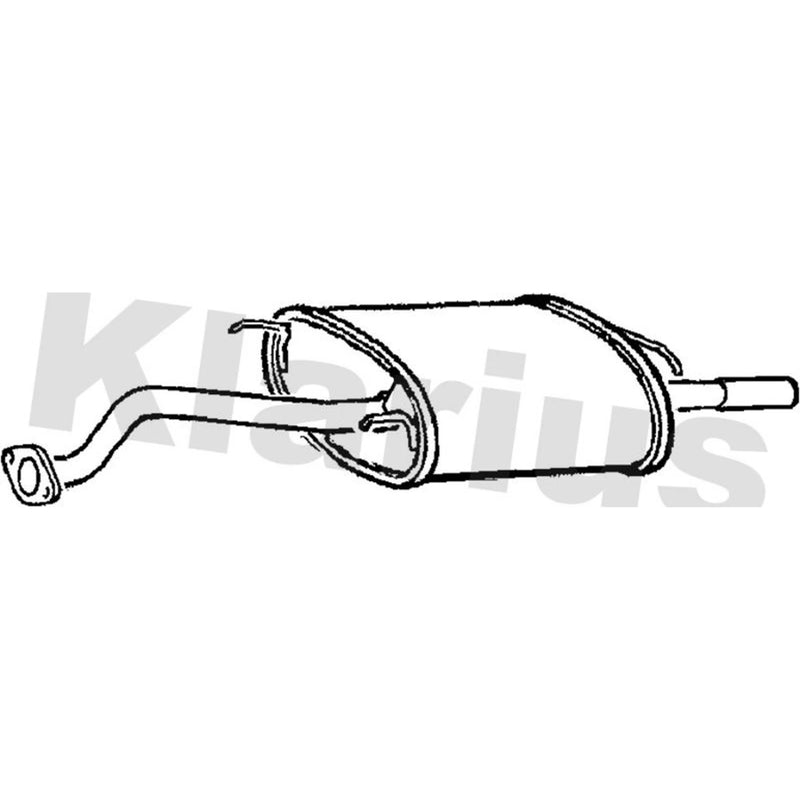Klarius Box With Tail Pipe Rear RR341T
