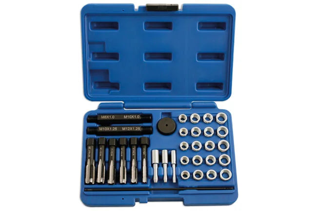 Laser Tools Glow Plug Thread Repair Kit 33pc - PL
