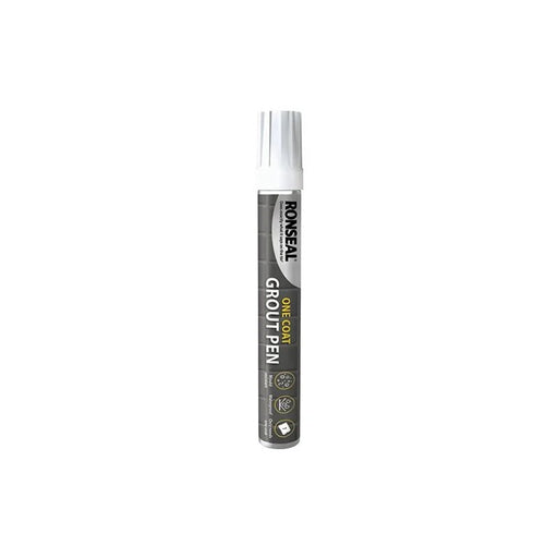 Ronseal One Coat Grout Pen Brilliant White 15ml