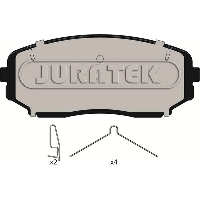 Juratek Front Brake Pad Set JCP8572