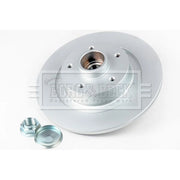 Borg & Beck 2 x Solid Rear Brake Discs BBD6231S