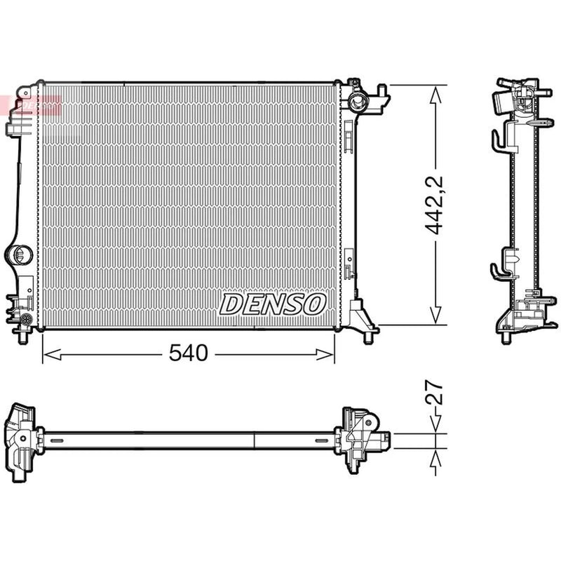 Denso Engine Radiator DRM23115