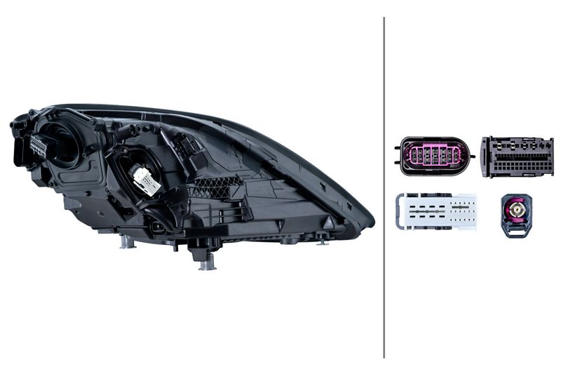 Hella Headlight Headlamp LED Left