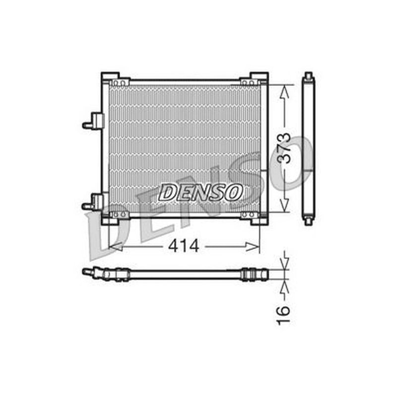 Denso Air Conditioning Condenser DCN10015