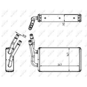 NRF Heater Matrix Core Heat Exchanger 54228