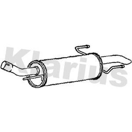 Klarius Box With Tail Pipe Rear GM488J