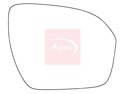 Apec Exterior Wing Mirror Glass Right