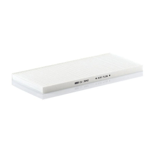 MANN-FILTER Cabin Air Filter (Pollen Filter) Eng.compart. passeng. side, below CU 3942