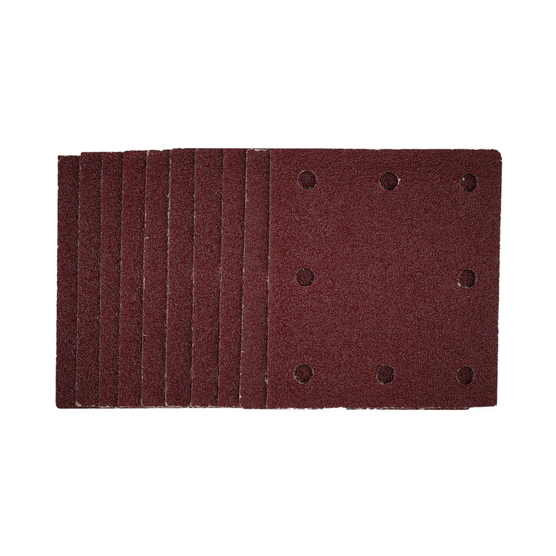 Draper 1/4 Sanding Sheets 115x105mm 40 Grit (Pack of 10)