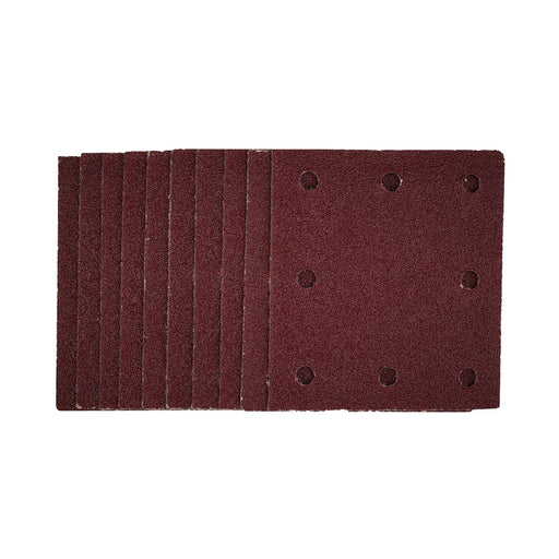 Draper 1/4 Sanding Sheets 115x105mm 40 Grit (Pack of 10)
