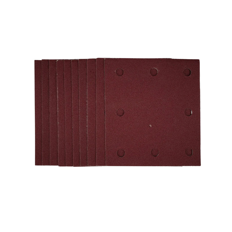 Draper Sanding Sheets 1/4 115x105mm 120 Grit (Pack of 10)