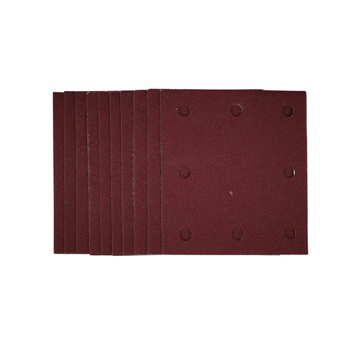 Draper Sanding Sheets 1/4 115x105mm 120 Grit (Pack of 10)