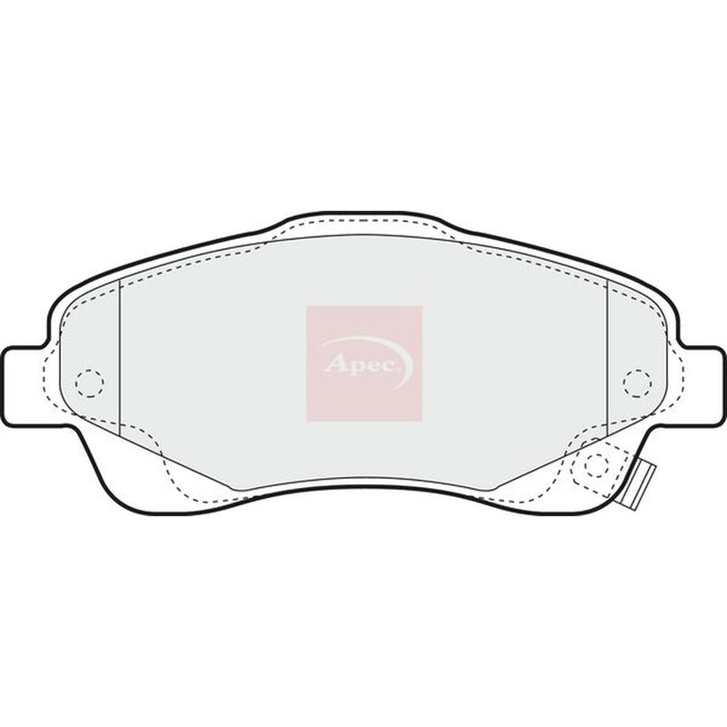 Apec Front Brake Pad Set PAD1333