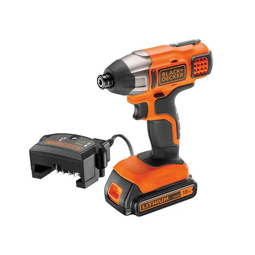 Black + Decker BDCIM18C1 Impact Driver 18V 1 x 1.5Ah Li-ion - BDCIM18C1-GB