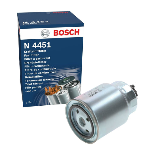 Genuine Bosch Car Fuel Filter N4451 Fits Nissan Terrano Ii Tdi - 2.7 - 96-06 145 Bosch  - Town Parts