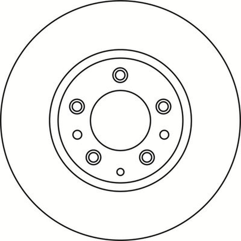Abtex 2 x Vented Front Brake Discs BD1584V