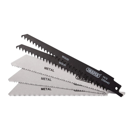 Draper Reciprocating Saw Blades 150mm Pack of 5