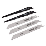 Draper Reciprocating Saw Blades 150mm Pack of 5
