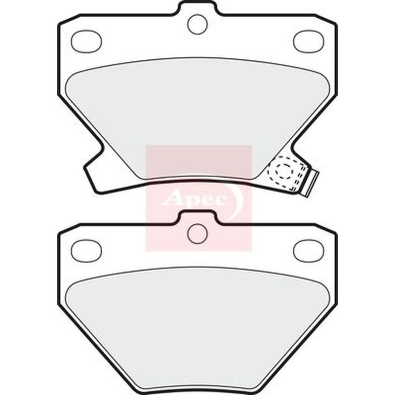 Apec Rear Brake Pad Set PAD1113