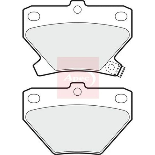 Apec Rear Brake Pad Set PAD1113