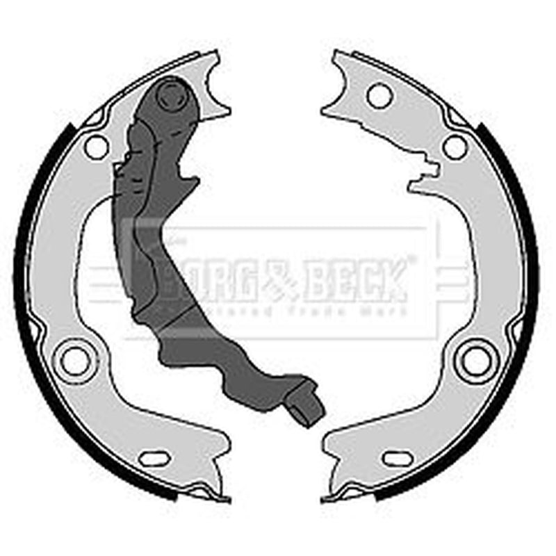 Borg & Beck Parking Brake Shoe Set BBS6381