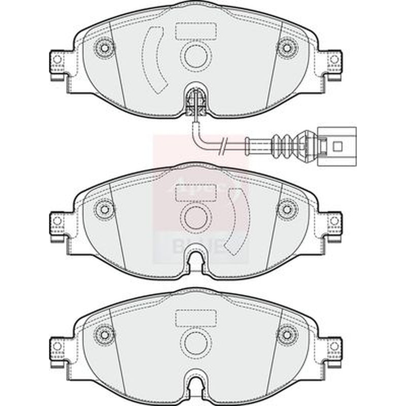 Apec Front Brake Pad Set PD3365