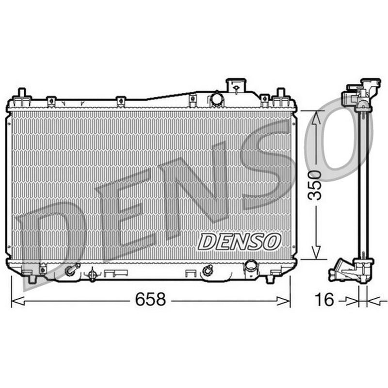 Denso Engine Radiator DRM40008