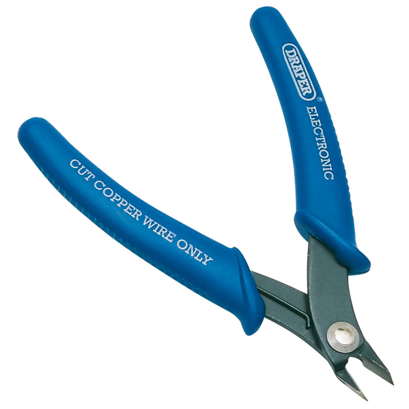Draper Thin Jaw Electronics Nippers 130mm Cutting Tool