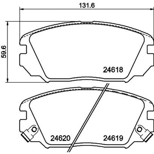 Mintex Front Brake Pad Set MDB2920