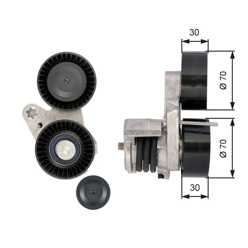 Gates Auxiliary Belt Tensioner T39114