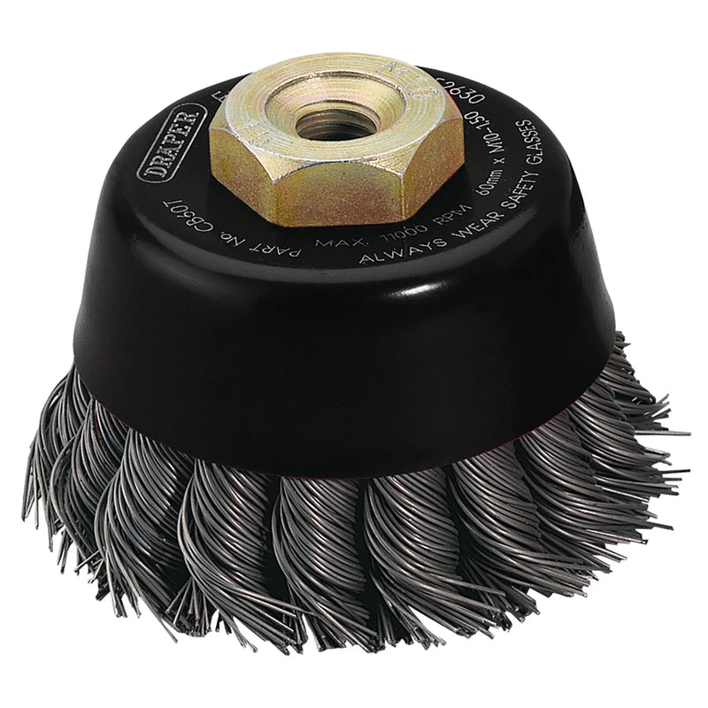 Draper Expert Wire Cup Brush 60mm M10 Steel