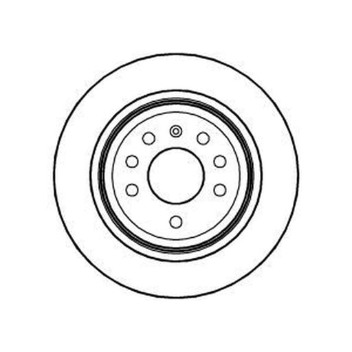 Abtex 2 x Vented Rear Brake Discs BD1055V