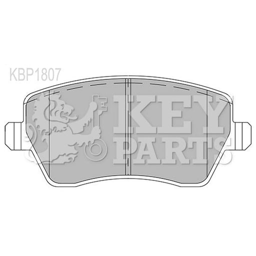 Key Parts 4 x Front Brake Pad Set KBP1807