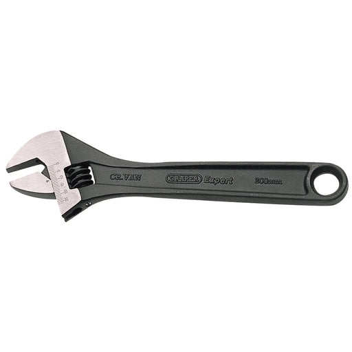 Draper Expert Adjustable Wrench 200mm with Phosphate Finish