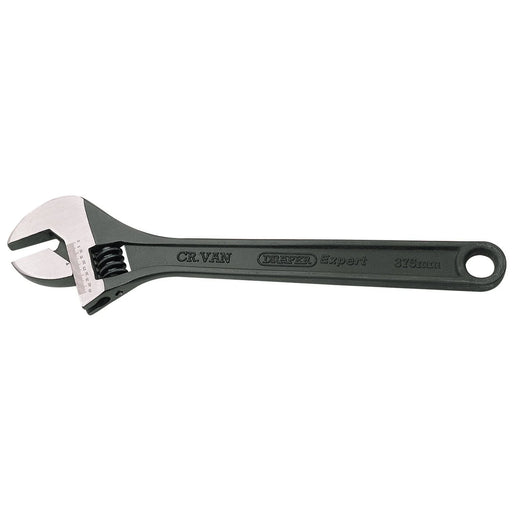 Draper Expert Adjustable Wrench 375mm with Phosphate Finish