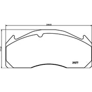 DON Front Brake Pad Set CVP037K