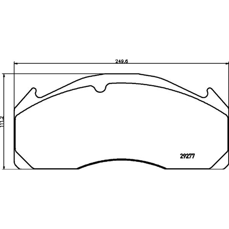 DON Front Brake Pad Set CVP037K