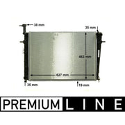 Mahle Engine Radiator CR 1862 000P