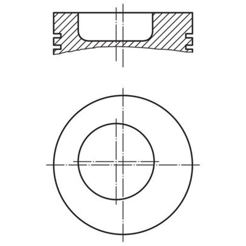 Mahle Piston Cylinder Bore = 101mm 043 71 10