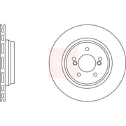 Apec 2 x Vented Rear Brake Discs DSK2739