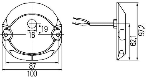Hella 2BA 009 204-057 Direction Indicator