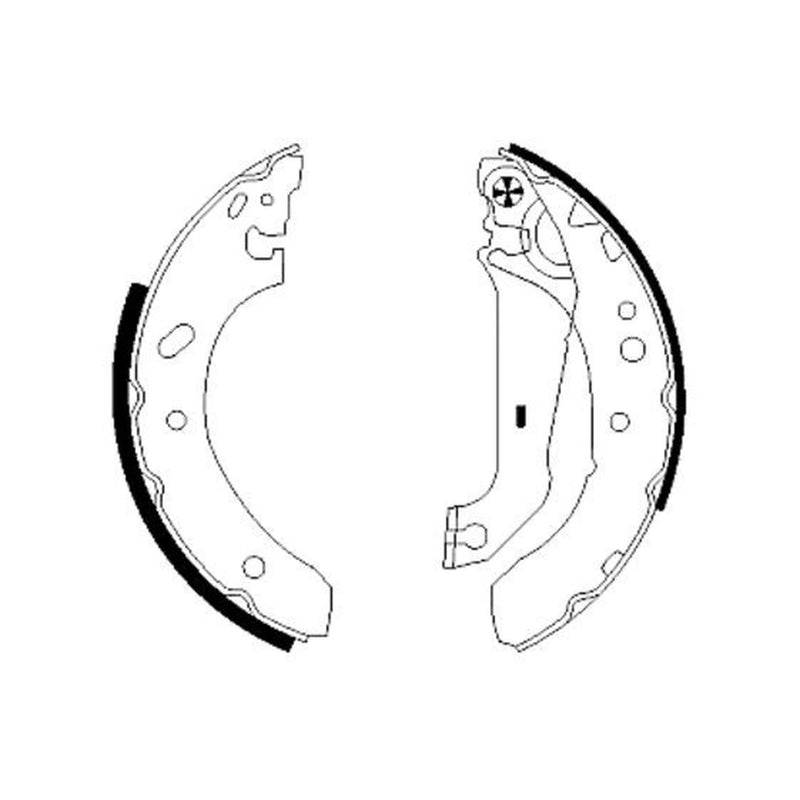 Textar Brake Shoe Set Axle Kit 91048900