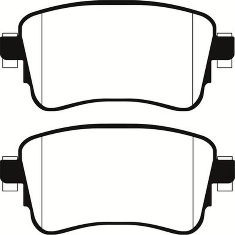 Abtex Rear Brake Pad Set PLU2385