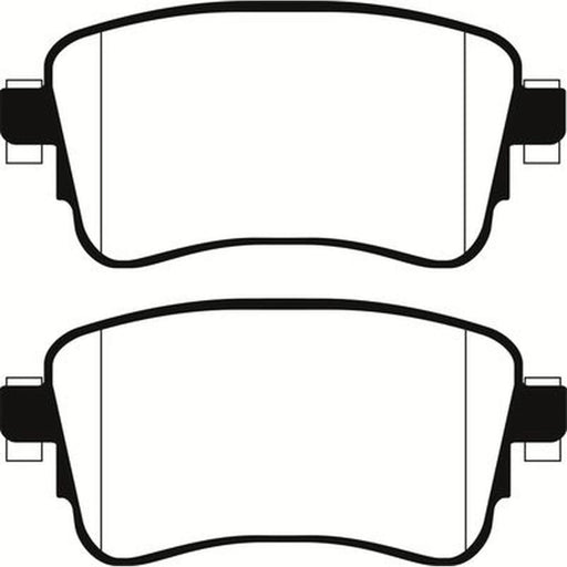 Abtex Rear Brake Pad Set PLU2385