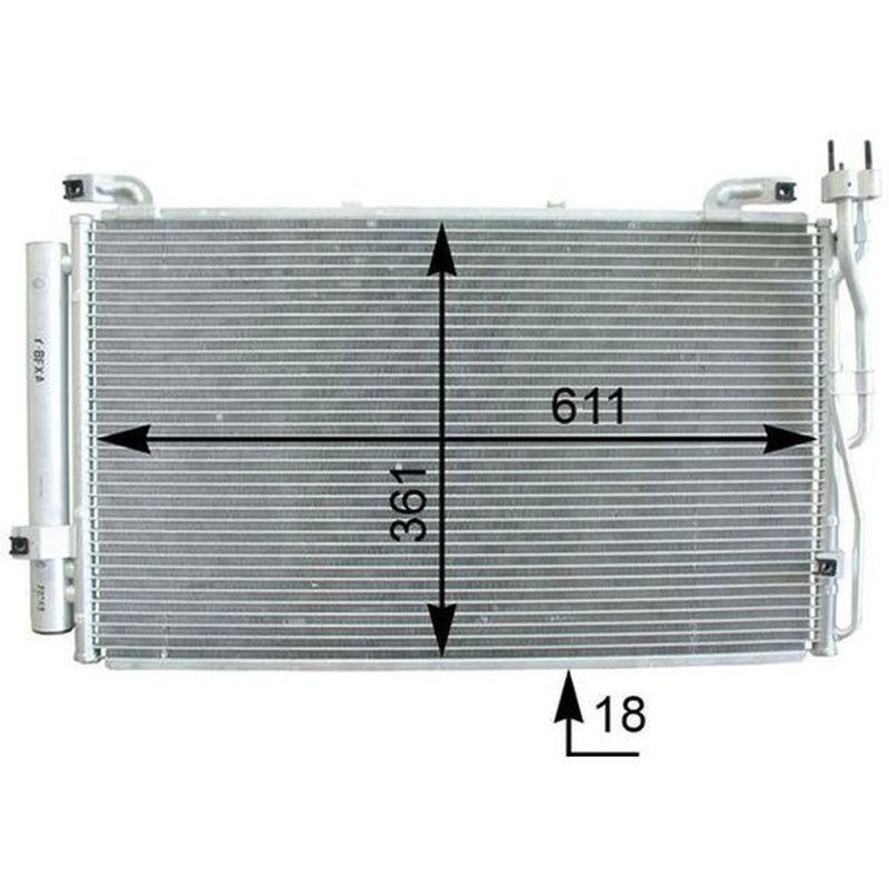 Mahle Air Conditioning Condenser AC 392 000P