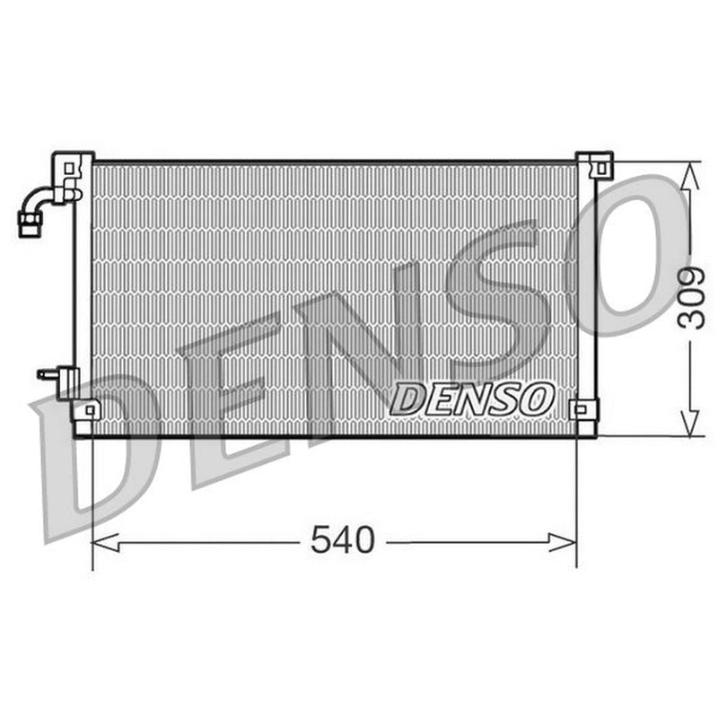 Denso Air Conditioning Condenser DCN21004