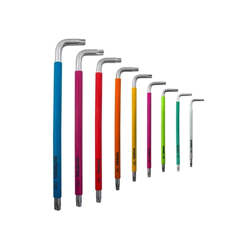 Faithfull Multicoloured Star Key Set, 9 Piece - FAIHKS9CS