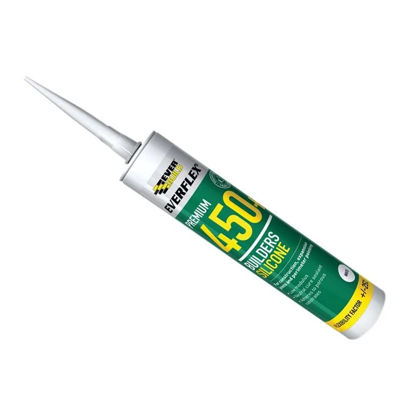 Everbuild Sika Everflex® 450 Builders Silicone Sealant Ultra Buff 300ml